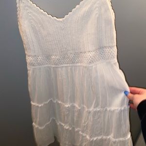 Hollister white dress